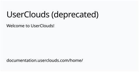 tuesday userscloud.com|Welcome to the UserClouds Docs!.